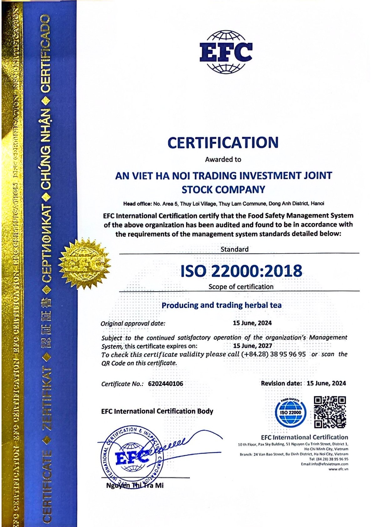 Nhận gia công sản xuất trà thảo mộc, trà túi lọc theo yêu cầu